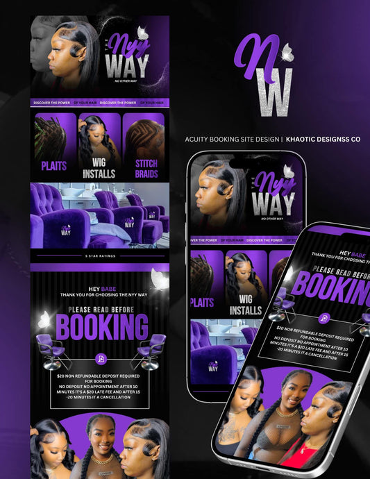 Custom Acuity Website