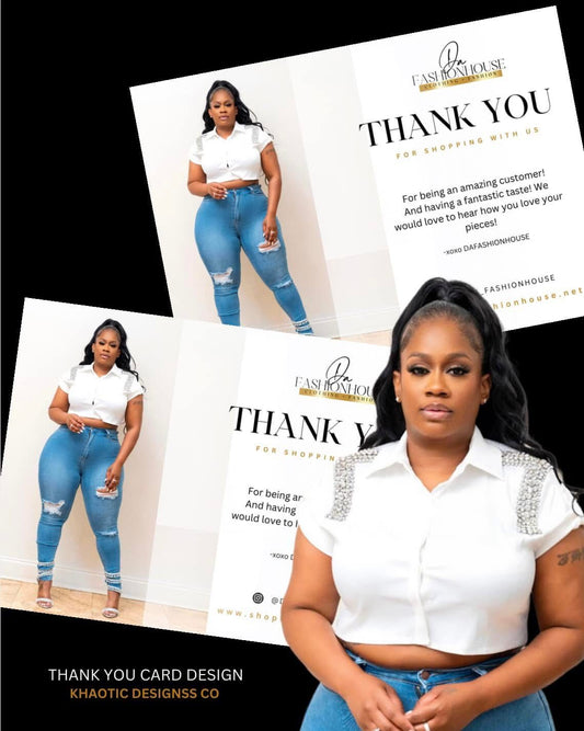 Thank You Card Design